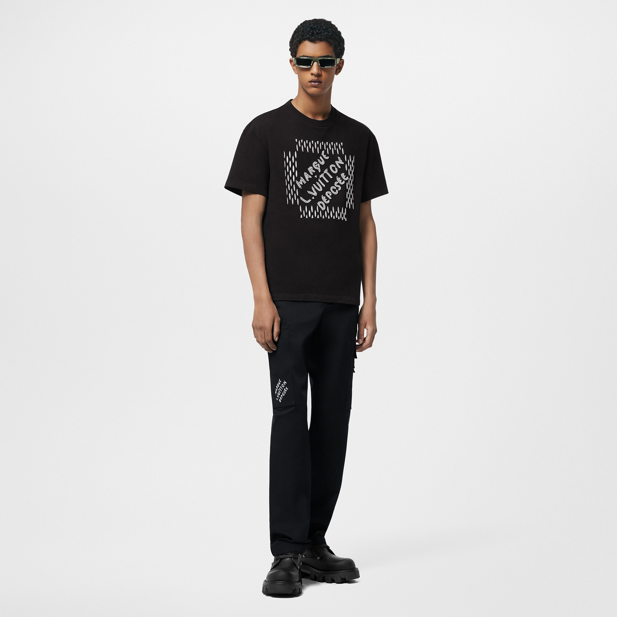 Embroidered Signature Cotton T-Shirt - Ready-to-Wear | LOUIS VUITTON